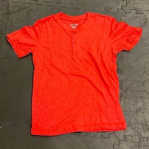 Joe's Vibrant Red Henley Tee